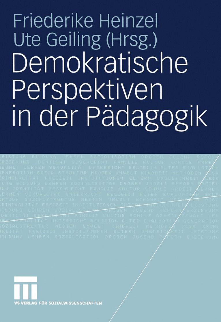 Demokratische Perspektiven in der Pdagogik 1