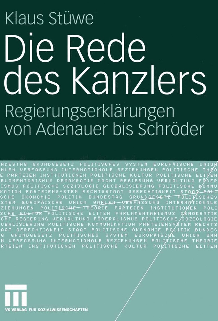 Die Rede des Kanzlers 1