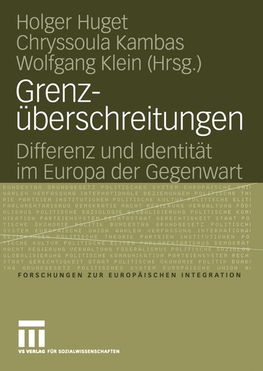 Holger Huget, Chryssoula Kambas, Wolfgang Klein - Grenzüberschreitungen, Häftad