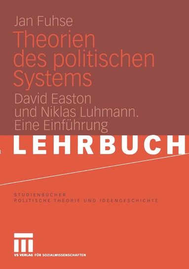 bokomslag Theorien des politischen Systems