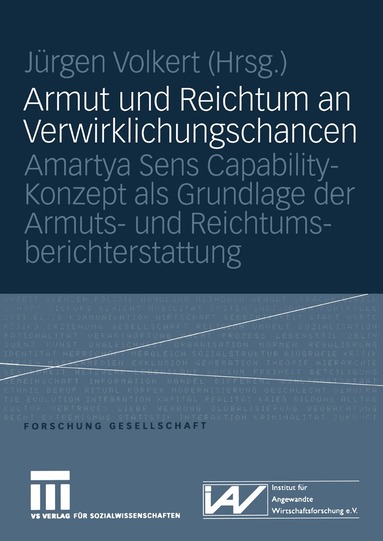 Jürgen Volkert - Armut und Reichtum an Verwirklichungschancen, Häftad