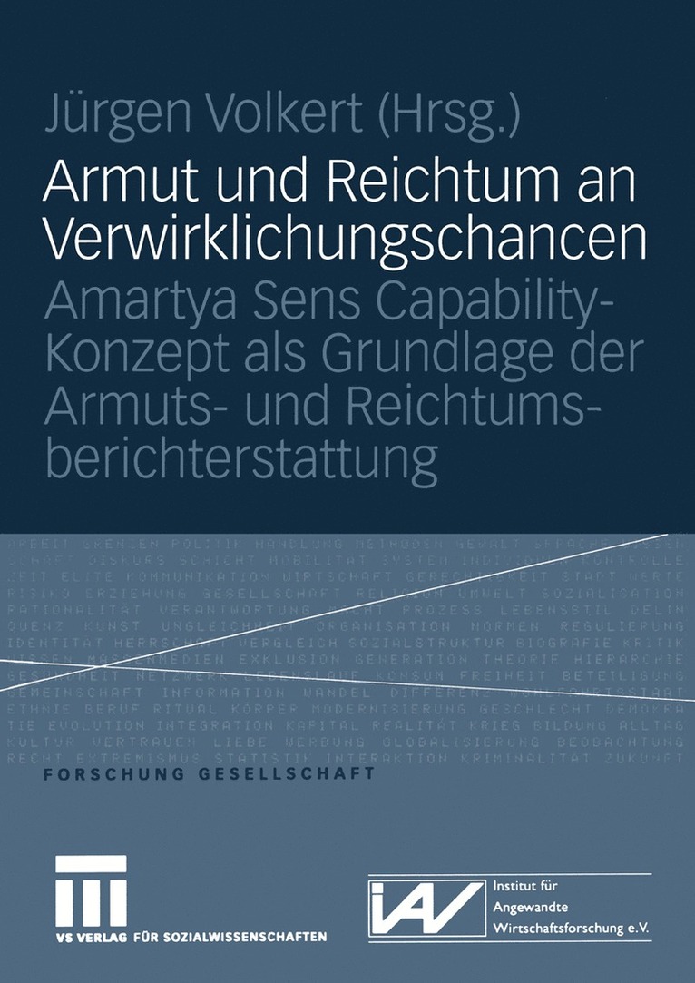 Jürgen Volkert, J. Rgen Volkert, Jurgen Volkert - Armut und Reichtum an Verwirklichungschancen, Häftad