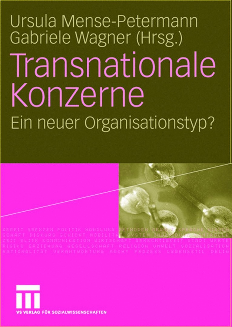 Ursula Mense-Petermann, Gabriele Wagner - Transnationale Konzerne, Häftad