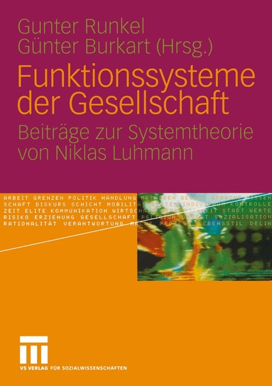 Gunter Runkel, Günter Burkart - Funktionssysteme der Gesellschaft, Häftad
