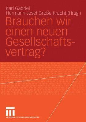 bokomslag Brauchen wir einen neuen Gesellschaftsvertrag?