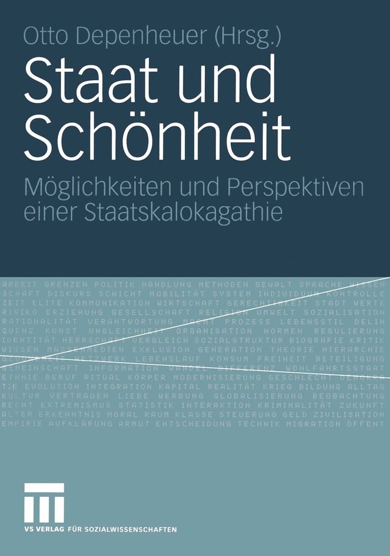Otto Depenheuer, Otto Depenheuer - Staat und Schönheit, Häftad