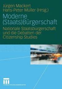 bokomslag Moderne (Staats)Bürgerschaft