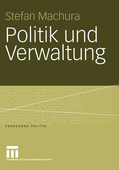 Stefan Machura - Politik und Verwaltung, Häftad