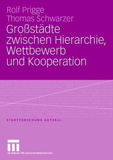 Rolf Prigge, Thomas Schwarzer - Großstädte zwischen Hierarchie, Wettbewerb und Kooperation, Häftad