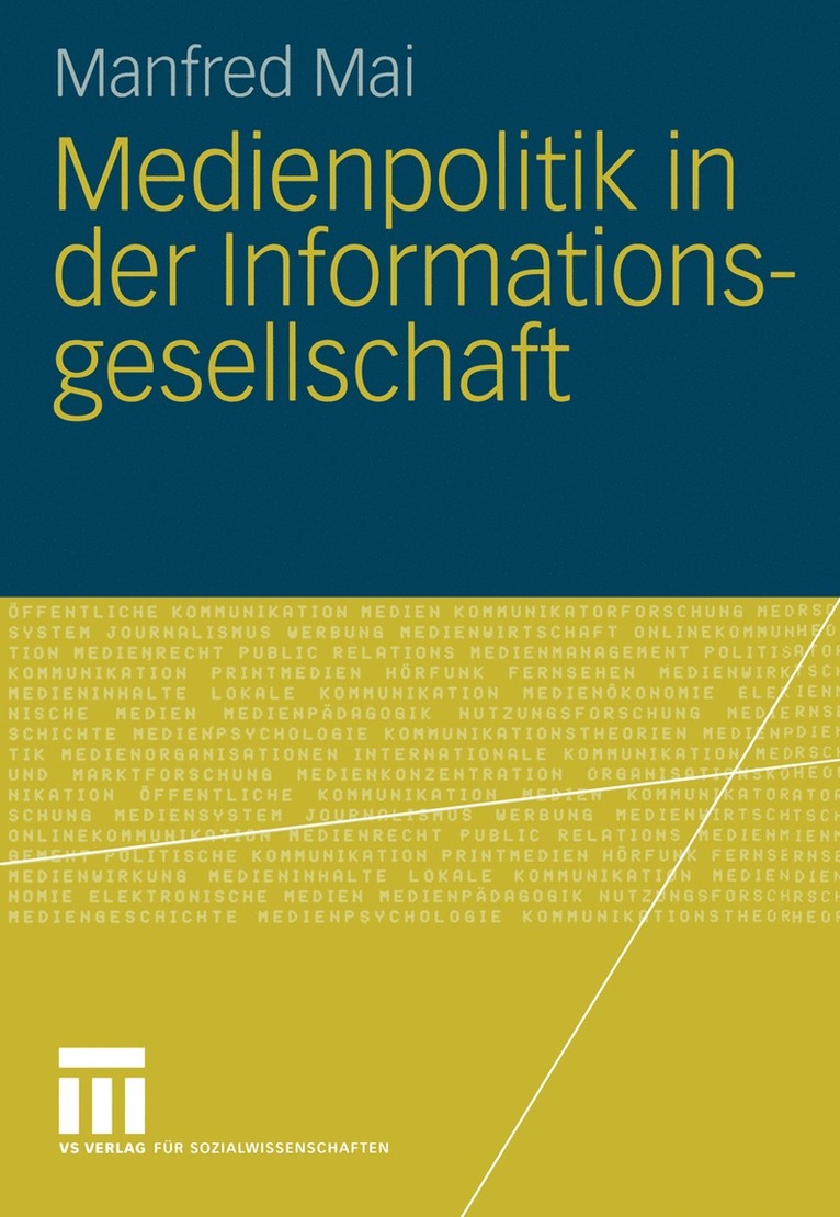 Manfred Mai - Medienpolitik in der Informationsgesellschaft, Häftad