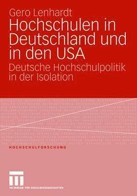 bokomslag Hochschulen in Deutschland und in den USA