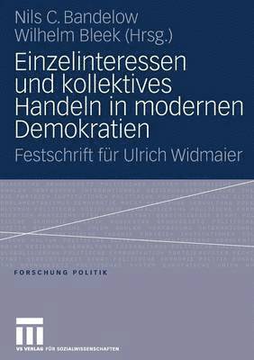 bokomslag Einzelinteressen und kollektives Handeln in modernen Demokratien