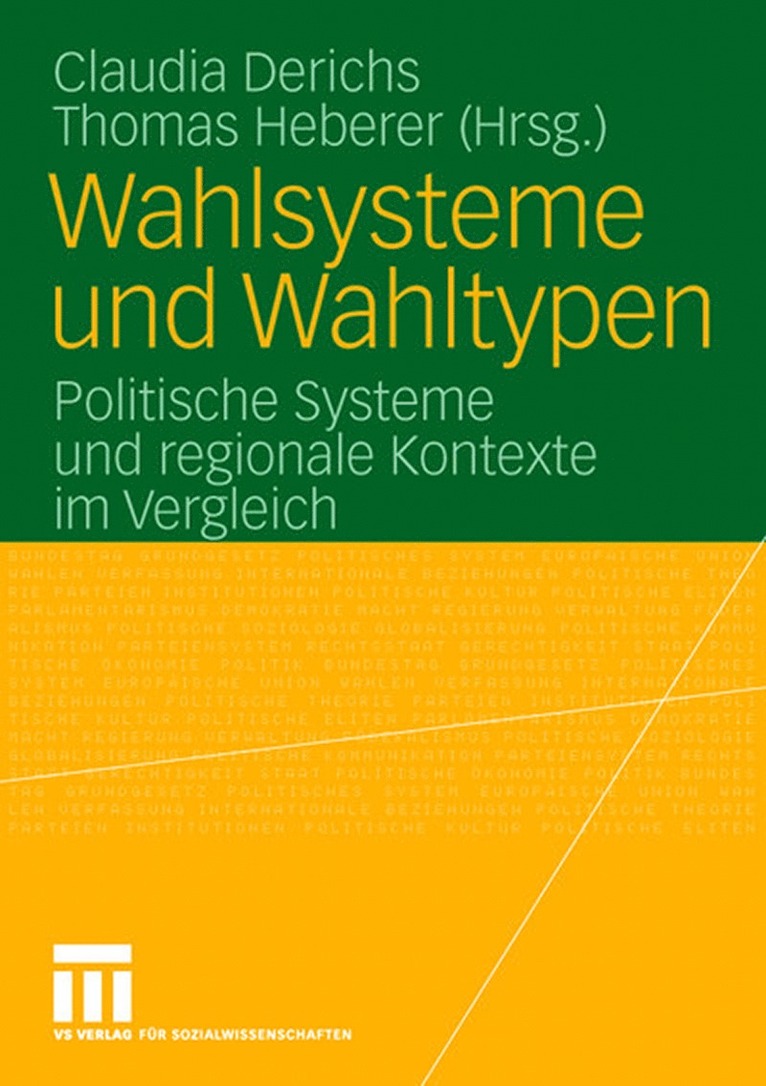 Wahlsysteme und Wahltypen 1