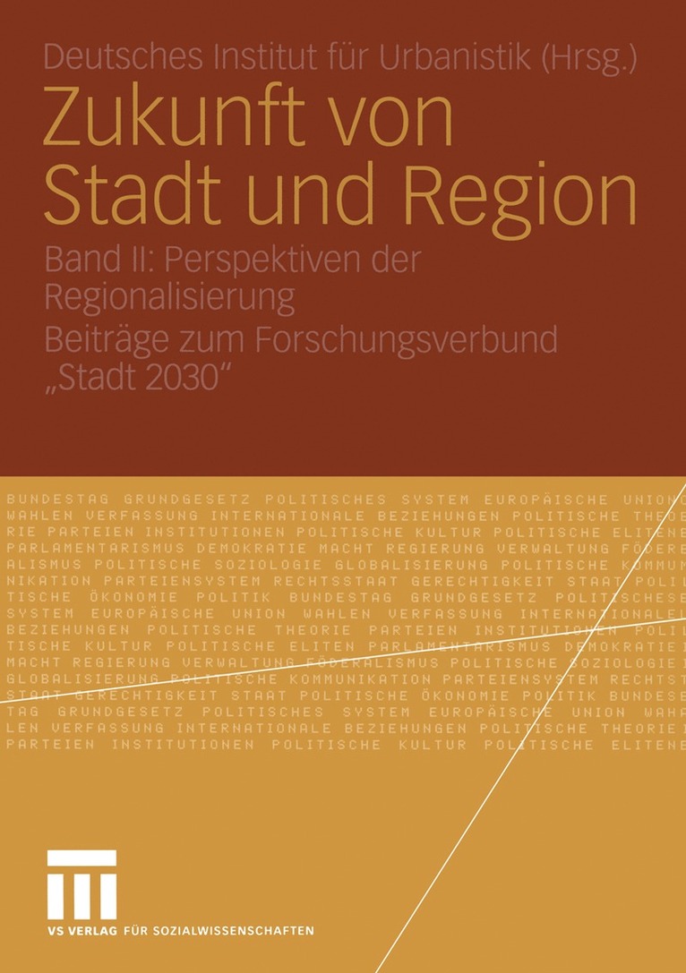 Kenneth A. Loparo, Deutsches Institut für Urbanistik - Zukunft von Stadt und Region, Häftad