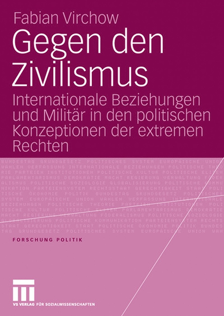 Fabian Virchow - Gegen den Zivilismus, Häftad