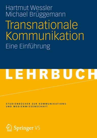 Hartmut Wessler, Michael Brüggemann - Transnationale Kommunikation, Häftad