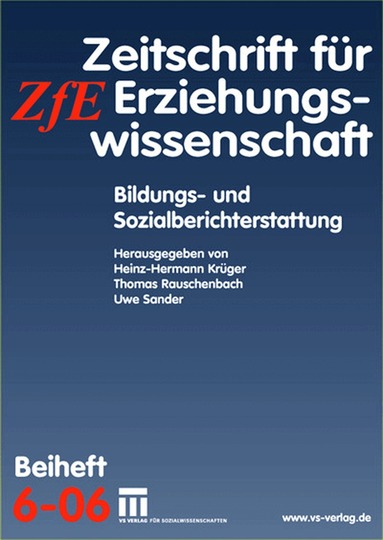 Heinz-Hermann Krüger, Thomas Rauschenbach, Uwe Sander - Bildungs- und Sozialberichterstattung, Häftad