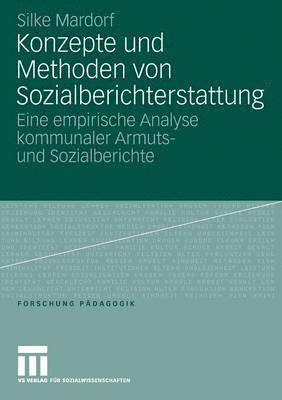 Konzepte und Methoden von Sozialberichterstattung 1