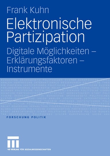 Frank Kuhn - Elektronische Partizipation, Häftad