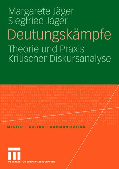 Margarete Jäger, Siegfried Jäger - Deutungskämpfe, Häftad