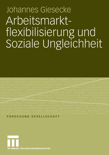 bokomslag Arbeitsmarktflexibilisierung und Soziale Ungleichheit