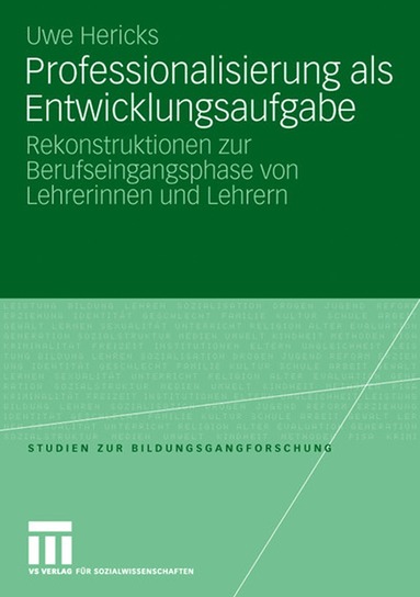 bokomslag Professionalisierung als Entwicklungsaufgabe