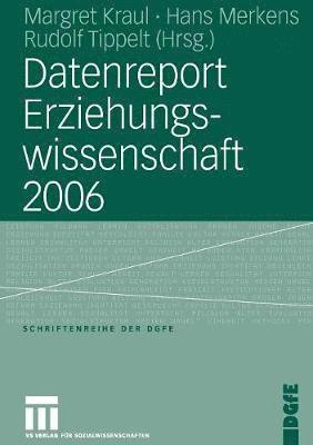 bokomslag Datenreport Erziehungswissenschaft 2006