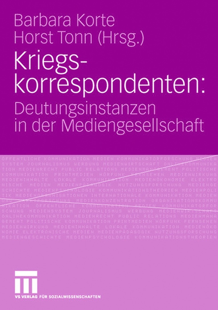 Barbara Korte, Horst Tonn - Kriegskorrespondenten, Häftad