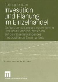 bokomslag Investition und Planung im Einzelhandel