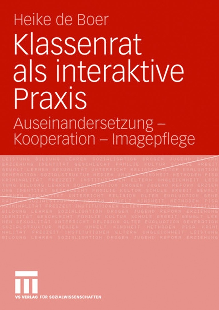 Heike de Boer, Heike De Boer - Klassenrat als interaktive Praxis, Häftad