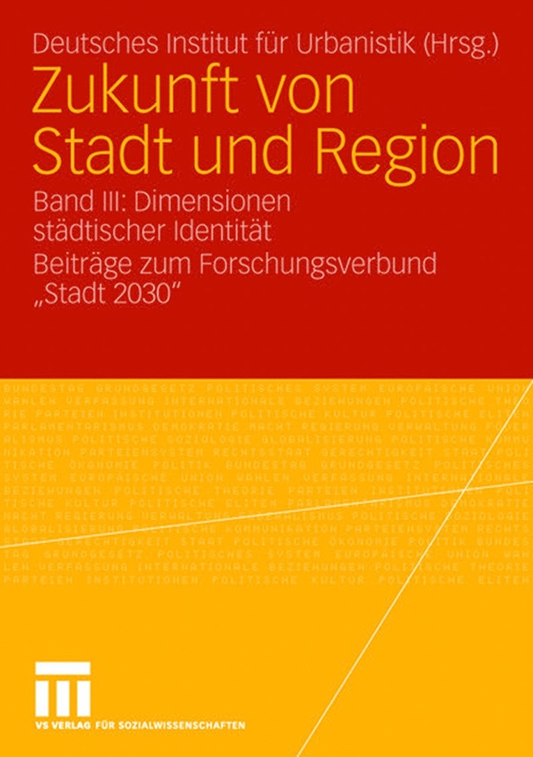 J. Springer, Deutsches Institut f. Urbanistik, Deutsches Institut F Urbanistik Difu - Zukunft von Stadt und Region, Häftad