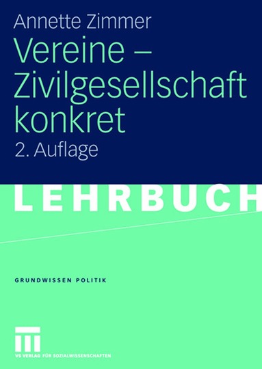 Annette Zimmer - Vereine - Zivilgesellschaft konkret, Häftad