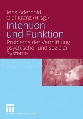 bokomslag Intention und Funktion