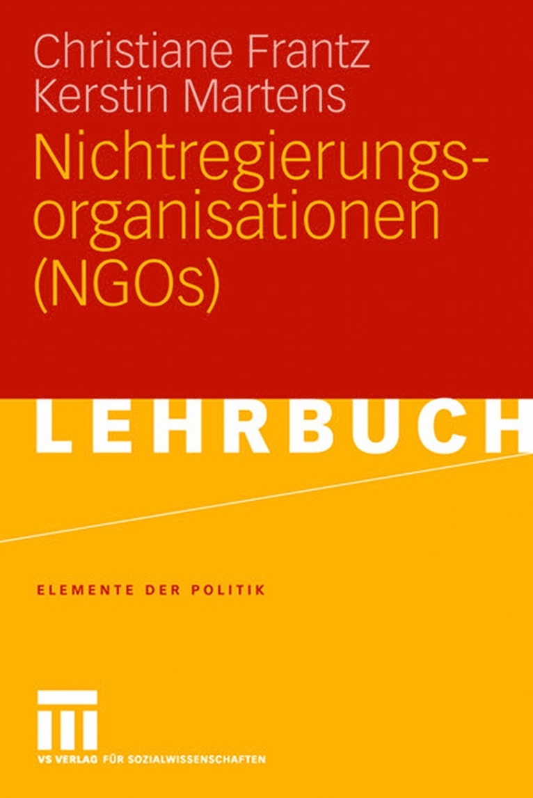 Christiane Frantz, Kerstin Martens - Nichtregierungsorganisationen (NGOs), Häftad