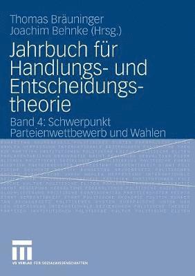 bokomslag Jahrbuch fr Handlungs- und Entscheidungstheorie