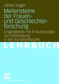 bokomslag Meilensteine der Frauen- und Geschlechterforschung