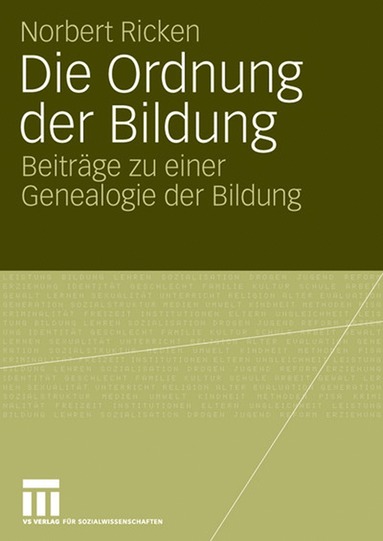 bokomslag Die Ordnung der Bildung