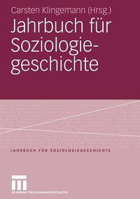 bokomslag Jahrbuch fr Soziologiegeschichte