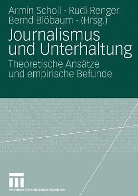 bokomslag Journalismus und Unterhaltung