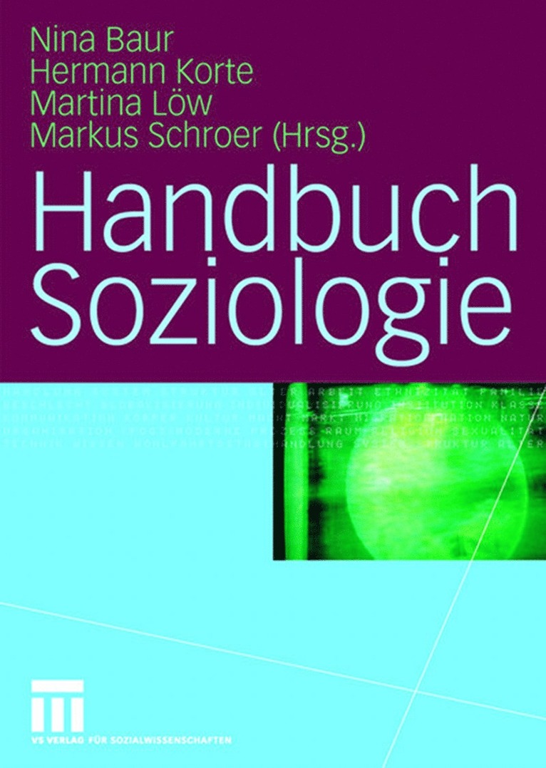 Nina Baur, Hermann Korte, Martina Löw, Markus Schroer - Handbuch Soziologie, Inbunden