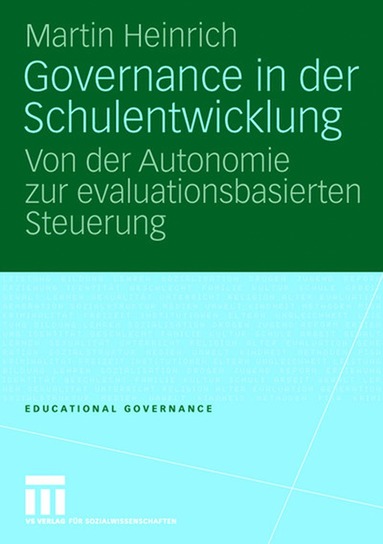 bokomslag Governance in der Schulentwicklung