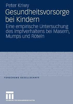 bokomslag Gesundheitsvorsorge bei Kindern