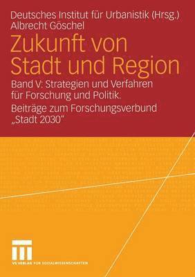 bokomslag Zukunft von Stadt und Region