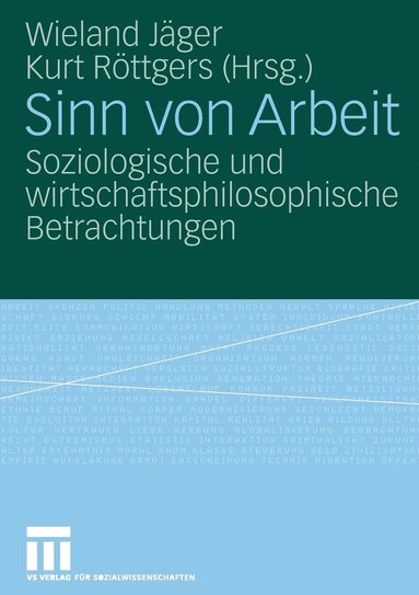 bokomslag Sinn von Arbeit