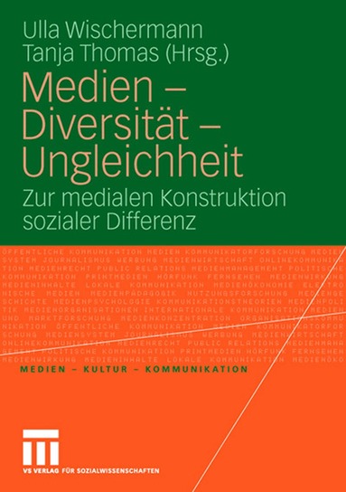 Ulla Wischermann, Tanja Thomas - Medien - Diversität - Ungleichheit, Häftad