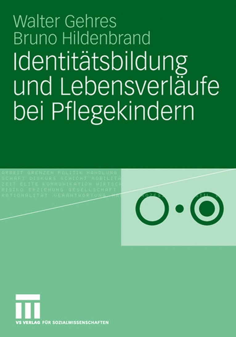 Identittsbildung und Lebensverlufe bei Pflegekindern 1