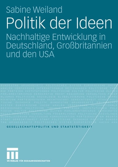 Sabine Weiland - Politik der Ideen, Häftad