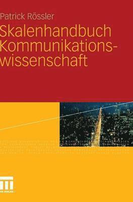 bokomslag Skalenhandbuch Kommunikationswissenschaft