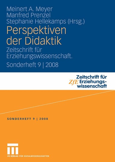 Meinert A. Meyer, Manfred Prenzel, Stephanie Hellekamps - Perspektiven der Didaktik, Häftad