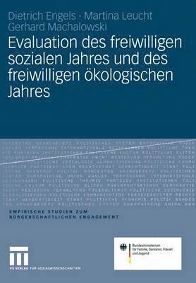 bokomslag Evaluation des freiwilligen sozialen Jahres und des freiwilligen kologischen Jahres